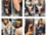 21分の脚フェチ608 電車内で接近・真上のマルチアングルで接写！4名の美人お姉さんのエロ過ぎる生脚美脚