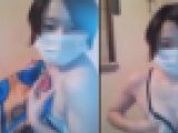 風邪気味なのにスッポンで頑張る アヒル口さん