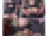 試着ルームでセクハラされるTシャツ巨乳娘（3）ボディコンおっぱい露出、デカ乳輪乳首責め